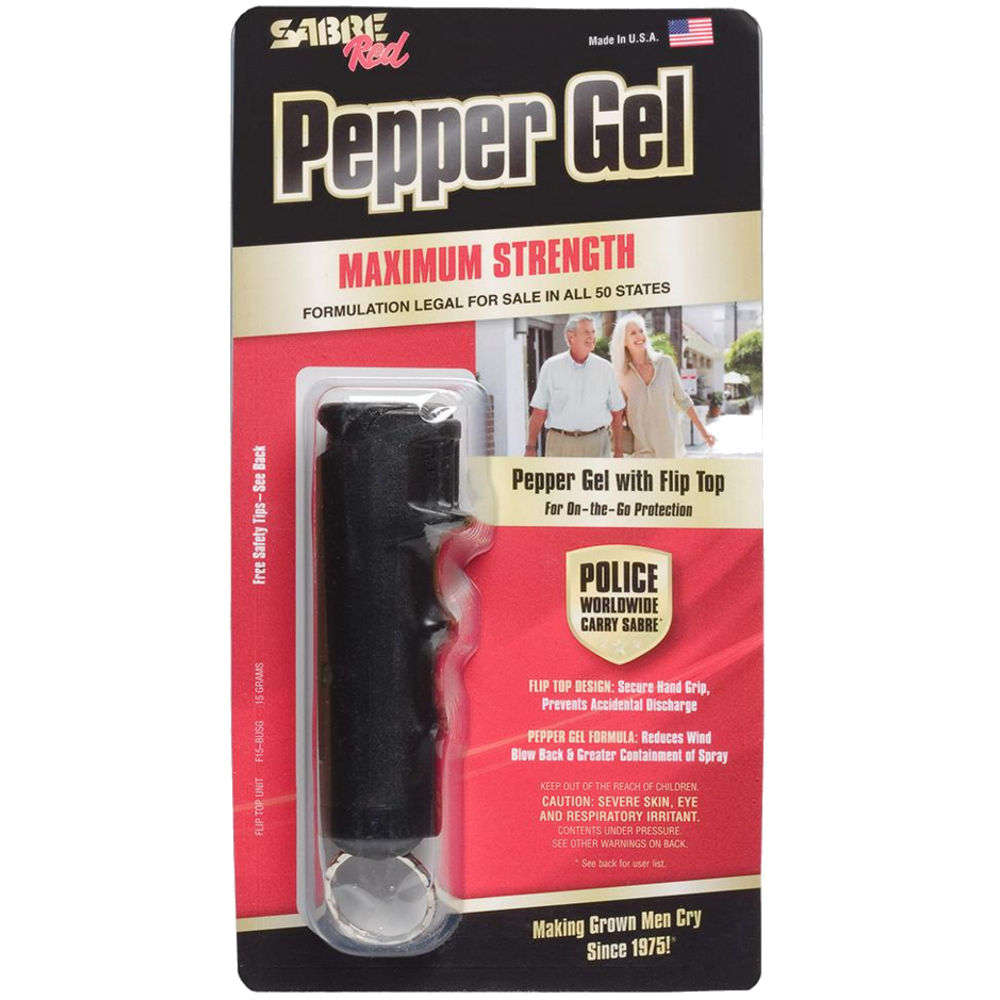 Non Lethal Defense Security Equipment 4.50" RUGER FLIPTOP PEPPER GEL - BLACK • Model: 4.50"